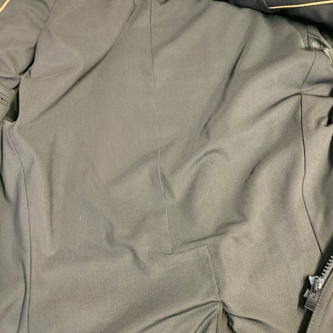 BURBERRY PRORSUM Size L Black Polyamide Blend Patch Pockets Zip Up Jacket