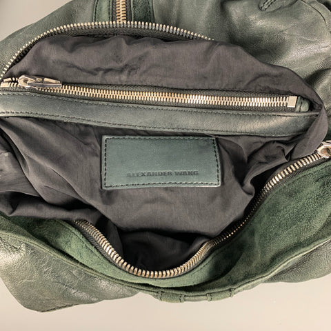 ALEXANDER WANG Bolso Hobo de Cuero Verde