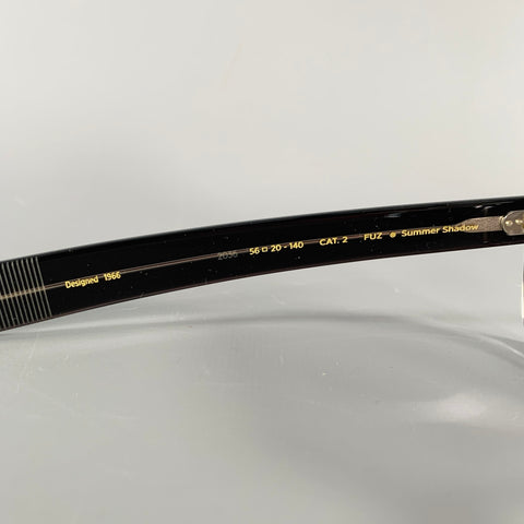OLIVER GOLDSMITH Black Grey Acetate Sunglasses