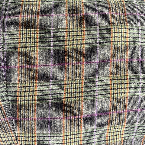 MOSCHINO Size 36 Tan Orange Glen Check Wool Elastane Sport Coat