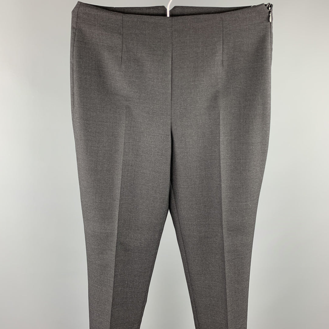 COLECCIÓN RALPH LAUREN Talla 4 Pantalón de vestir plisado gris