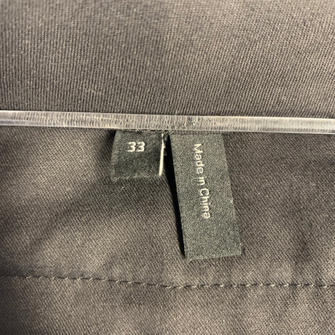THEORY Size 40 Grey Navy Heather Wool Notch Lapel Suit