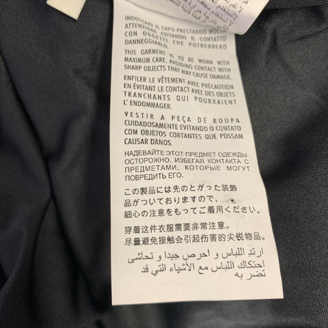 GUCCI  2019 Size S Black Red Embroidery Polyester Cotton Zip Up Jacket