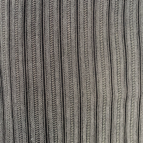 JUNYA WATANABE Size M Grey Black Stripe Cotton Five Pockets Jeans