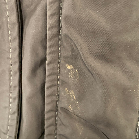 PORSCHE DESIGN Size L Grey Charcoal Leather Reversible Jacket