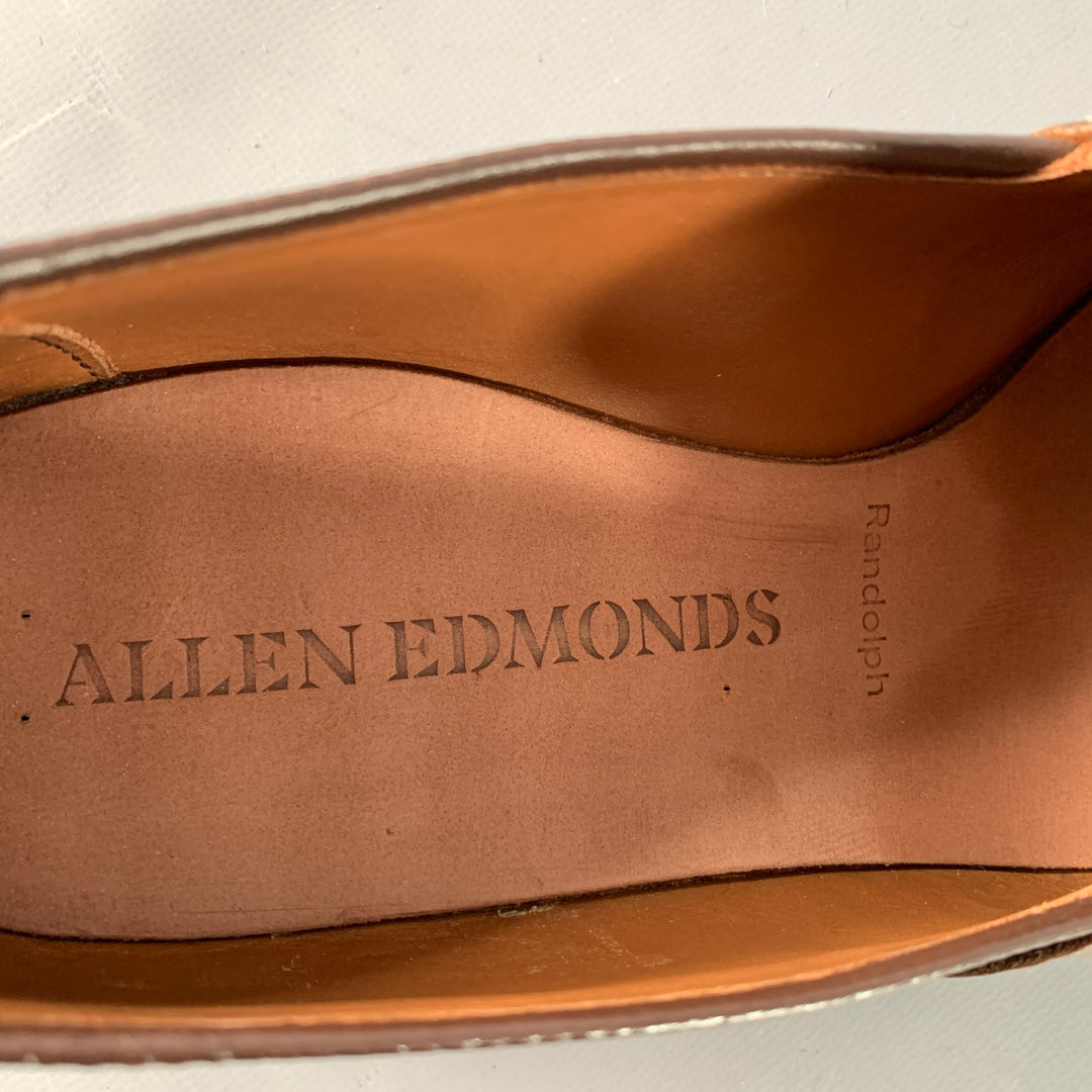 ALLEN EDMONDS Size 7 Randolph Brown Leather Penny Loafers