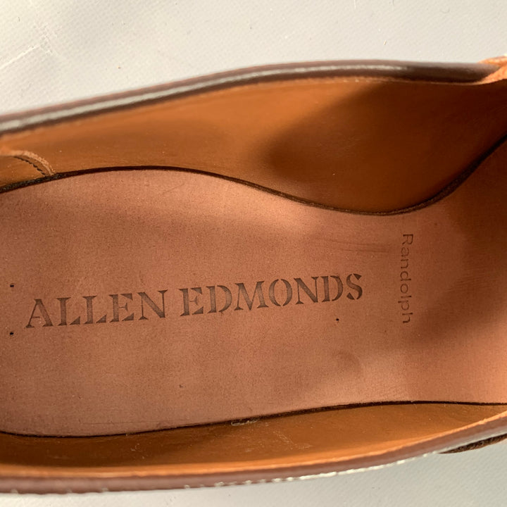 ALLEN EDMONDS Size 7 Randolph Brown Leather Penny Loafers