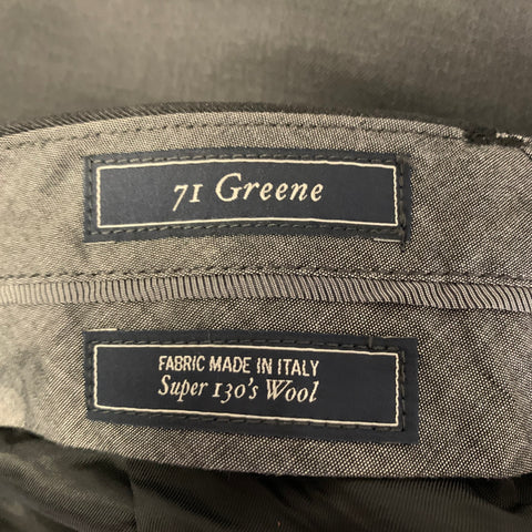 ONASSIS Size 42 Grey Wool 2 Piece Vest Trouser Set