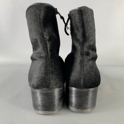 GUCCI Size 9.5 Black Leather Chelsea Boots