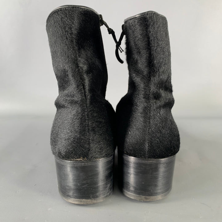 GUCCI Size 9.5 Black Leather Chelsea Boots