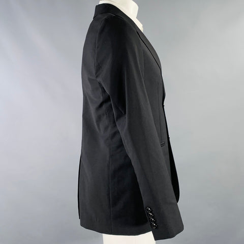 Veste de sport en laine noire AMI by ALEXANDRE MATTIUSSI Taille 36