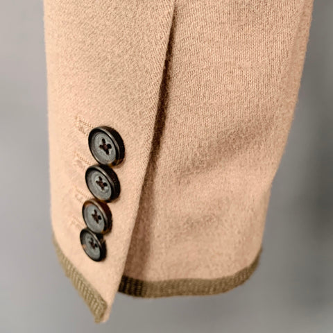 MARC by MARC JACOBS Size M Taupe Moleskin Cotton Notch Lapel Sport Coat