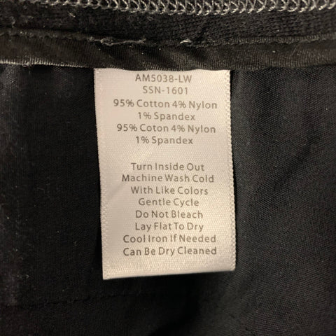 ATM Size 32 Grey Cotton Blend Pintuck Casual Pants