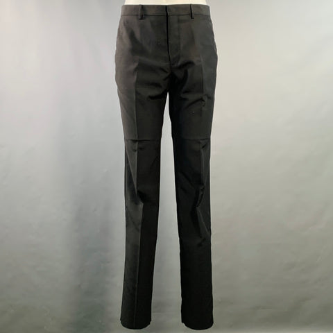 PS by PAUL SMITH Size 40 Black Wool Blend Notch Lapel Suit