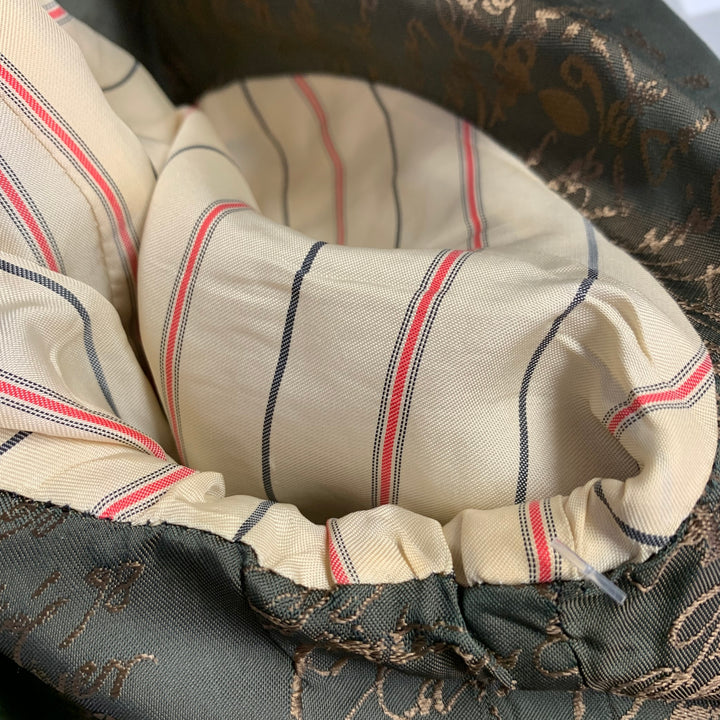 JEAN PAUL GAULTIER Size 6 Beige Wool Single Breasted Skirt Suit