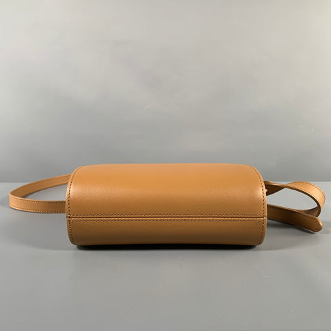 A.P.C. Beige Textured Leather Cross Body Handbag