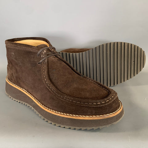 APC Size 8 Brown Suede Chukka Boots