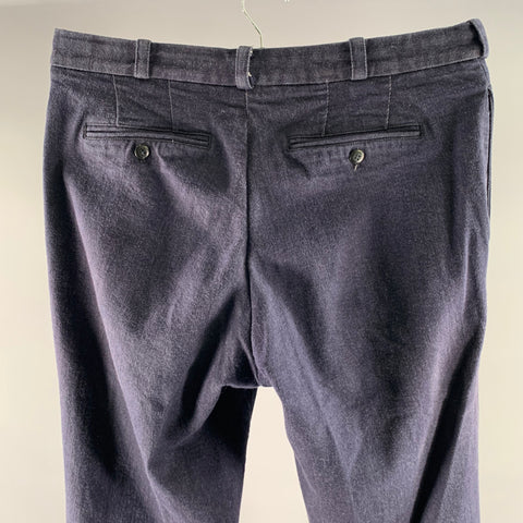 PT TORINO Size 34 Navy Heather Straight leg Chino Pants