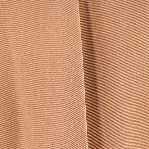DRIES VAN NOTEN Size 32 Tan Twill Polyester Wool Pleated Dress Pants