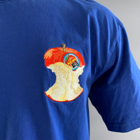JW ANDERSON SS2023 Size L Blue Red Cotton Crew Neck T shirt
