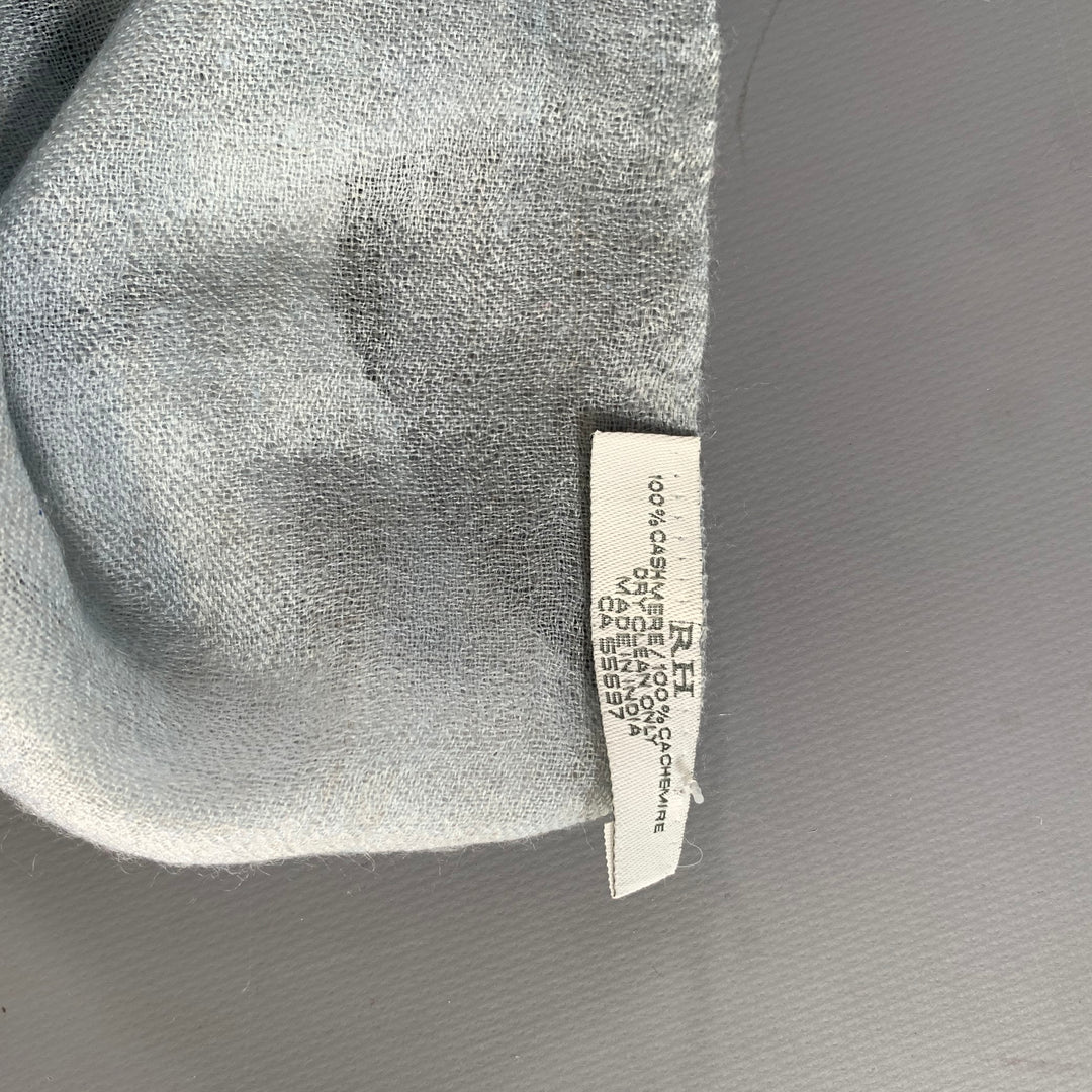 RH Blue Solid Cashmere Scarves