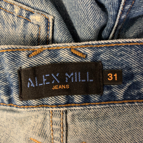 ALEX MILL Size 32 Blue Light Wash Cotton Relaxed fit Jeans