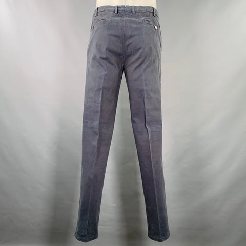 PT01 Size 36 Blue Grey Cotton Blend Chino Casual Pants