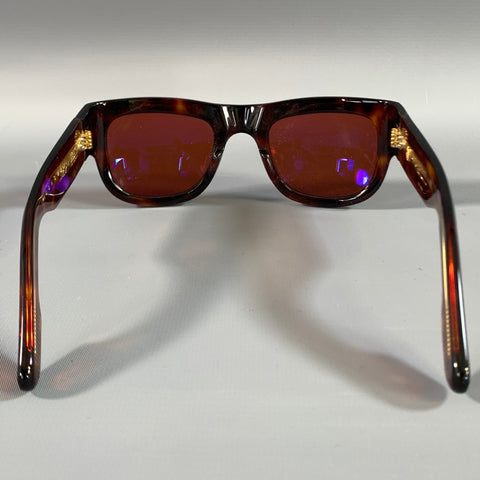 JACQUES MARIE MAGE Brown Tortoiseshell  Sunglasses