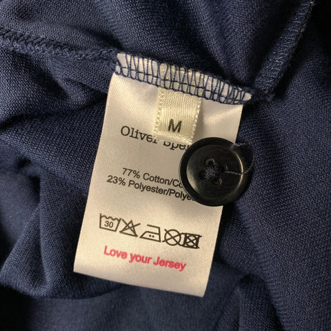 OLIVER SPENCER Size M Blue Cotton  Polyamide Polo