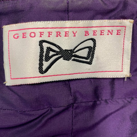 GEOFFREY BEENE Taille M Blazer de soirée pailleté violet