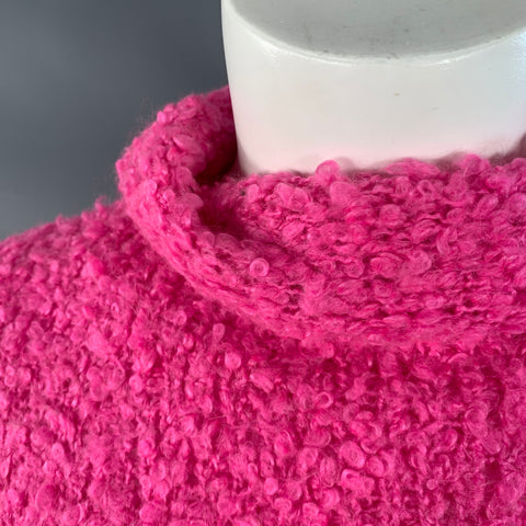 SIES MARJAN Size XS Pink Acrylic Blend Knit Turtleneck Pullover