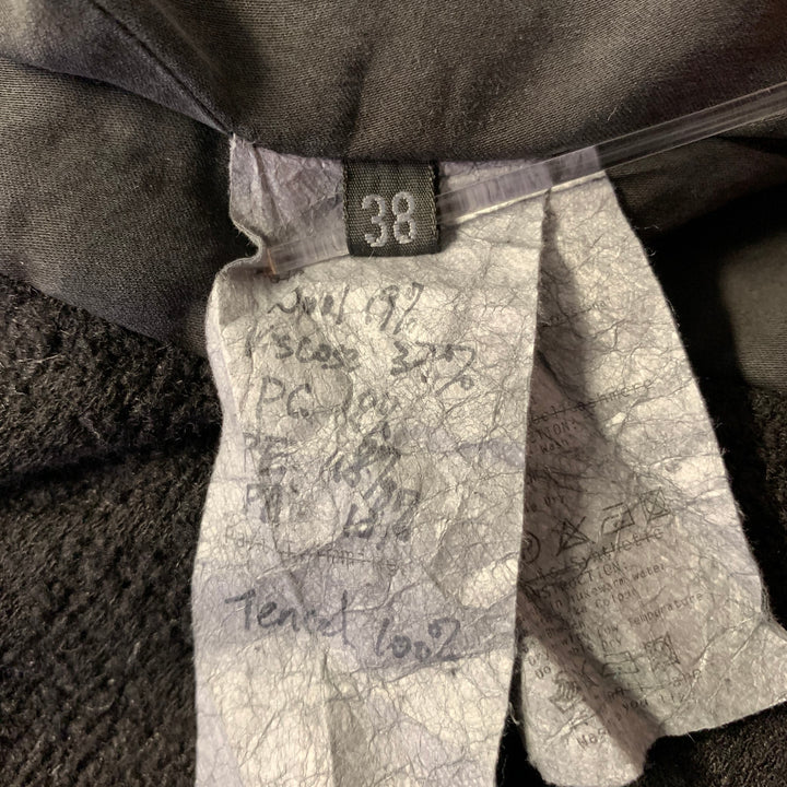 A TENTATIVE ATELIER Size 38 Black Wool Viscose Blend Jacket
