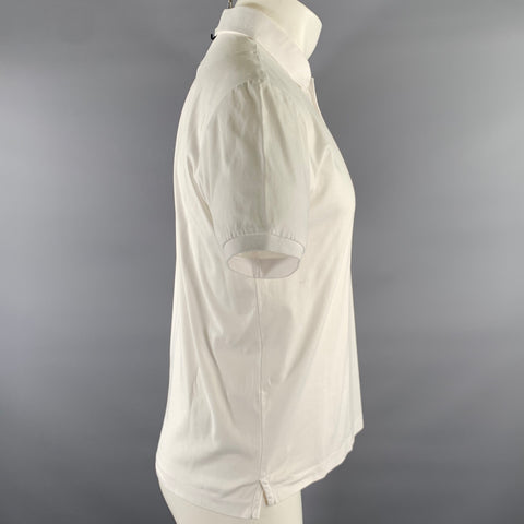 RAG & BONE Size S White Cotton Polo