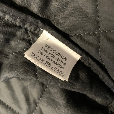 DRIES VAN NOTEN Size S Black Quilted Cotton Blend Shirt Jacket Long Sleeve Shirt