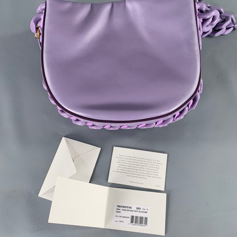 STELLA McCARTNEY Purple Faux Leather Handbag