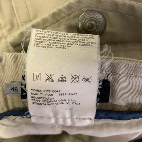 DSQUARED2 Size 30 Beige Cotton Cargo Casual Pants