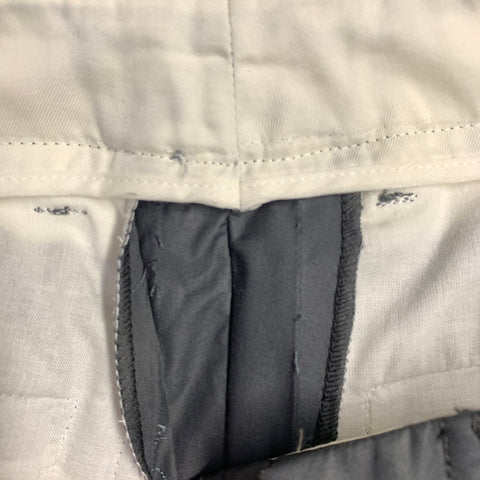 GUCCI Vintage Size 30 Grey Cotton Blend Super Skinny Bondage Casual Pants