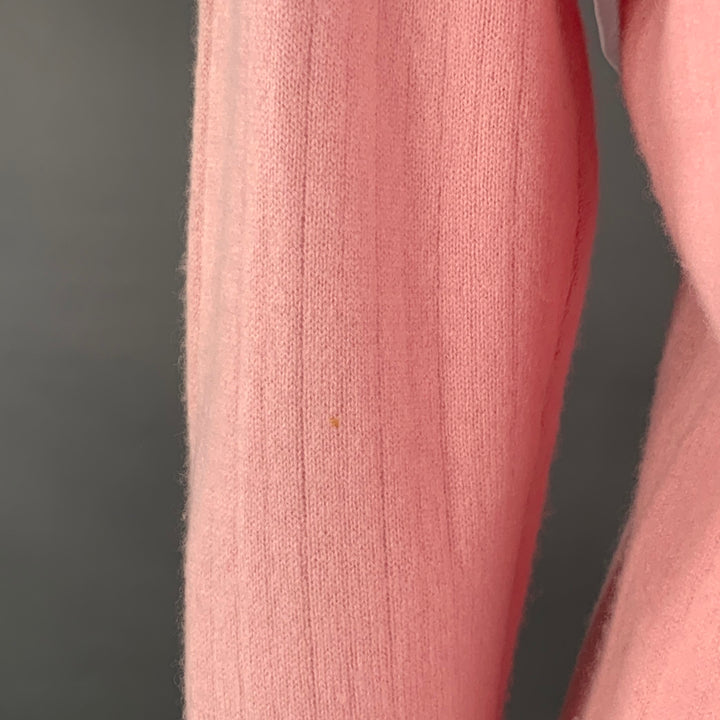 SIES MARJAN Size XS Pink Wool Blend Knit Ruffled Crew Neck Pullover
