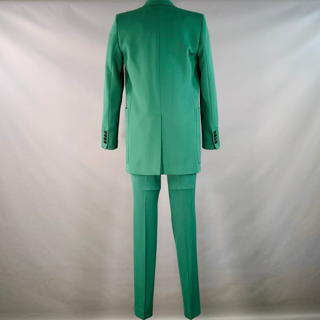 AMI by ALEXANDRE MATTIUSSI Size 38 Green Wool Notch Lapel Suit