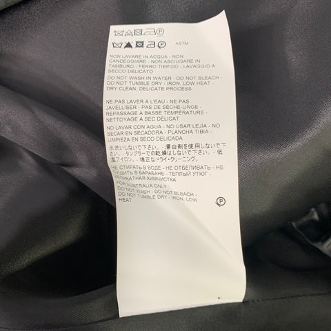 MICHAEL KORS COLLECTION Manteau en tweed mélange de laine gris, noir et blanc taille 8