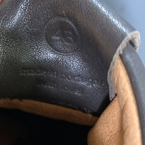 AMI FW2022 Size 10 Brown Tan Leather Slip On Loafers