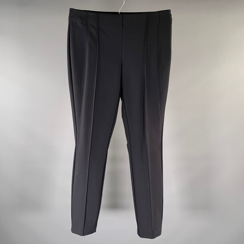 LAFAYETTE 148 Size 8 Black Polyamide Bend Trouser Cut Casual Pants