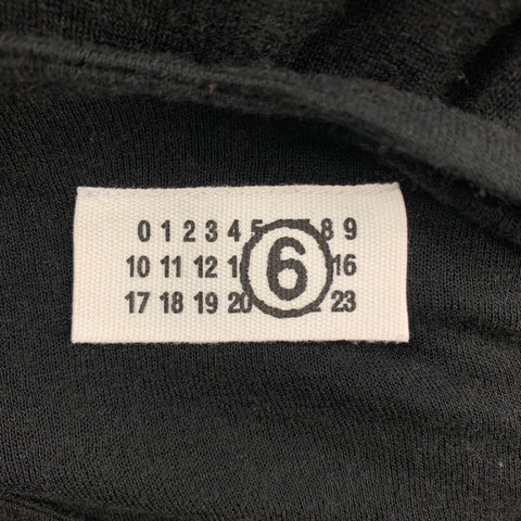 MAISON MARTIN MARGIELA Talla S Vestido suéter de viscosa / lana negro