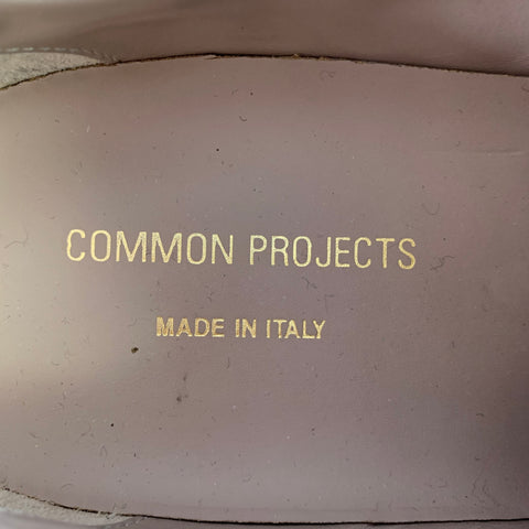 COMMON PROJECTS Size 11 Brown Leather Low Top Sneakers