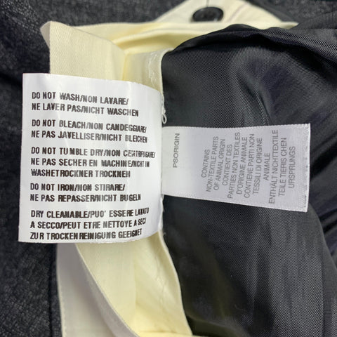 Pantalon de costume PAUL SMITH, taille 36, gris anthracite, en laine, devant plat