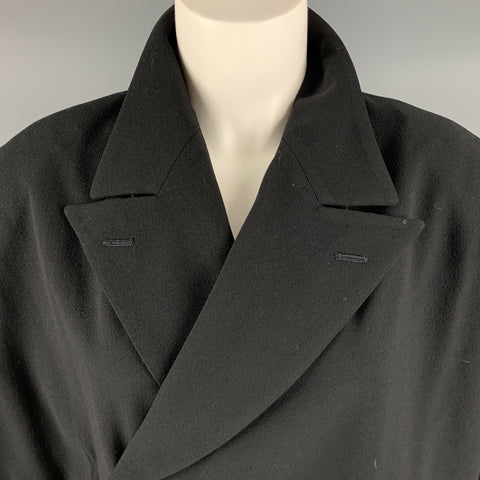 COMME des GARCONS 1980s Size S Black Double Breasted Wool Jacket