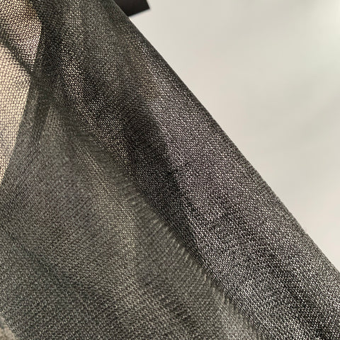CALVIN KLEIN COLLECTION Size XS Wilson Black Mesh T-Shirt Dress