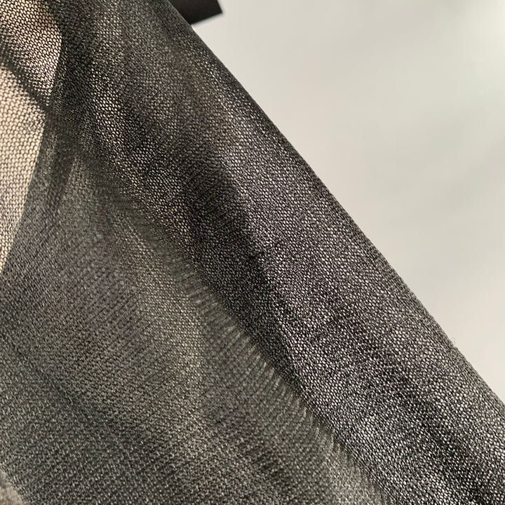 CALVIN KLEIN COLLECTION Size XS Wilson Black Mesh T-Shirt Dress