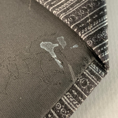 BRIONI One Size Black Grey Diagonal Stripe Silk Satin Tie