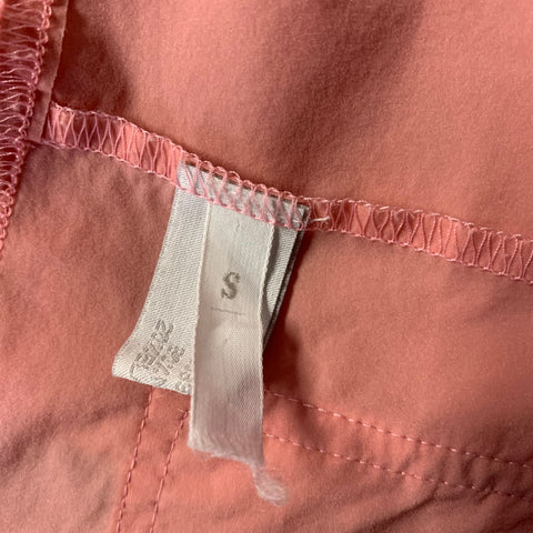 PRADA Size S Pink Peach Nylon Blend Windbreaker Jacket